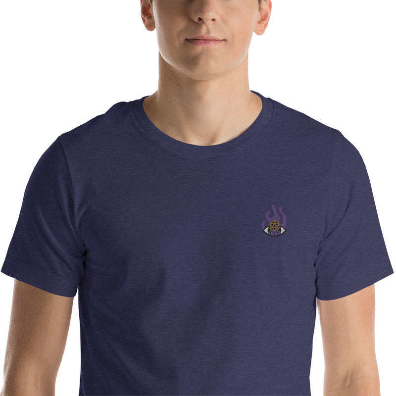 Warlock Embroidered Unisex Shirt - Geeky merchandise for people who play D&D - Merch to wear and cute accessories and stationery Paola&