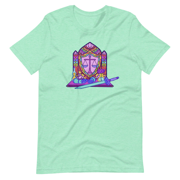 Paladin Window Shirt - Geeky merchandise for people who play D&D - Merch to wear and cute accessories and stationery Paola's Pixels
