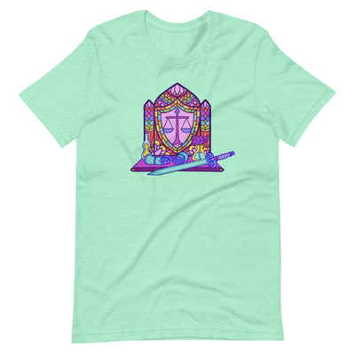 Paladin Window Shirt - Geeky merchandise for people who play D&D - Merch to wear and cute accessories and stationery Paola's Pixels