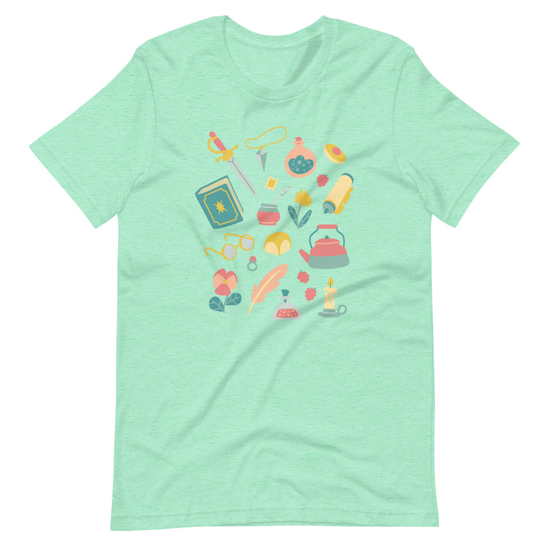 Spring Items Shirt - Geeky merchandise for people who play D&D - Merch to wear and cute accessories and stationery Paola&