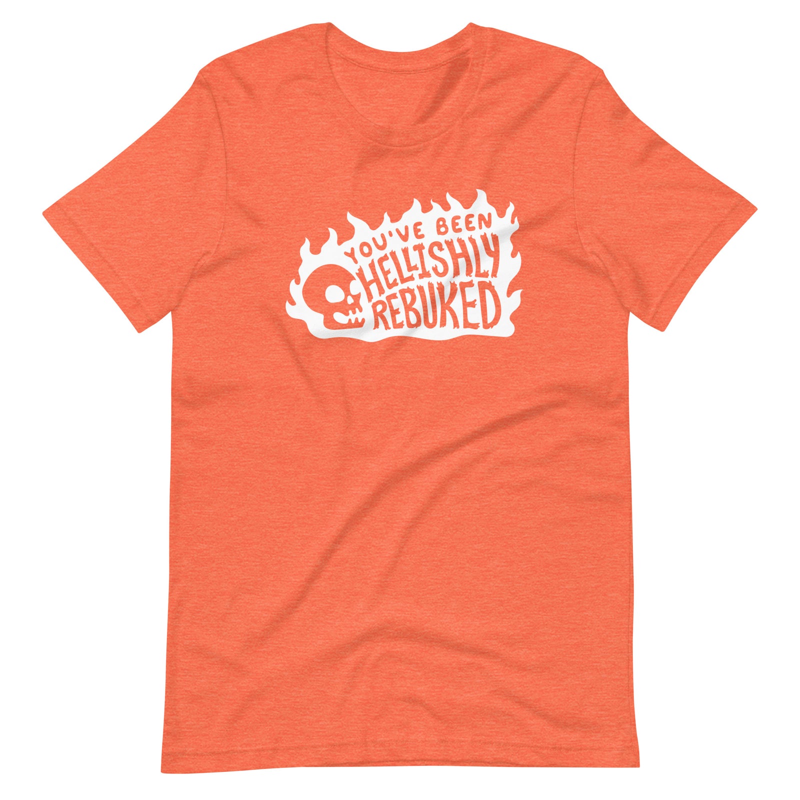 You've Been Hellishly Rebuked Shirt - Geeky merchandise for people who play D&D - Merch to wear and cute accessories and stationery Paola's Pixels