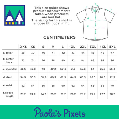 Summer Warlock Unisex Button Up - Geeky merchandise for people who play D&D - Merch to wear and cute accessories and stationery Paola's Pixels