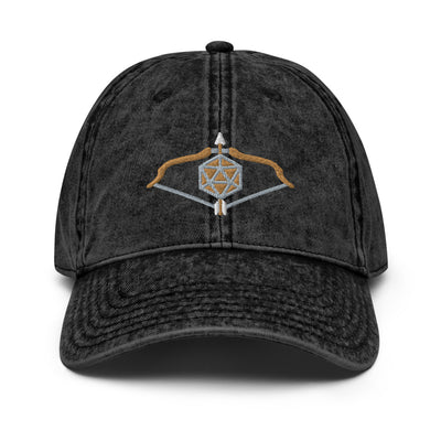 Bow and Arrow Cap - Geeky merchandise for people who play D&D - Merch to wear and cute accessories and stationery Paola's Pixels