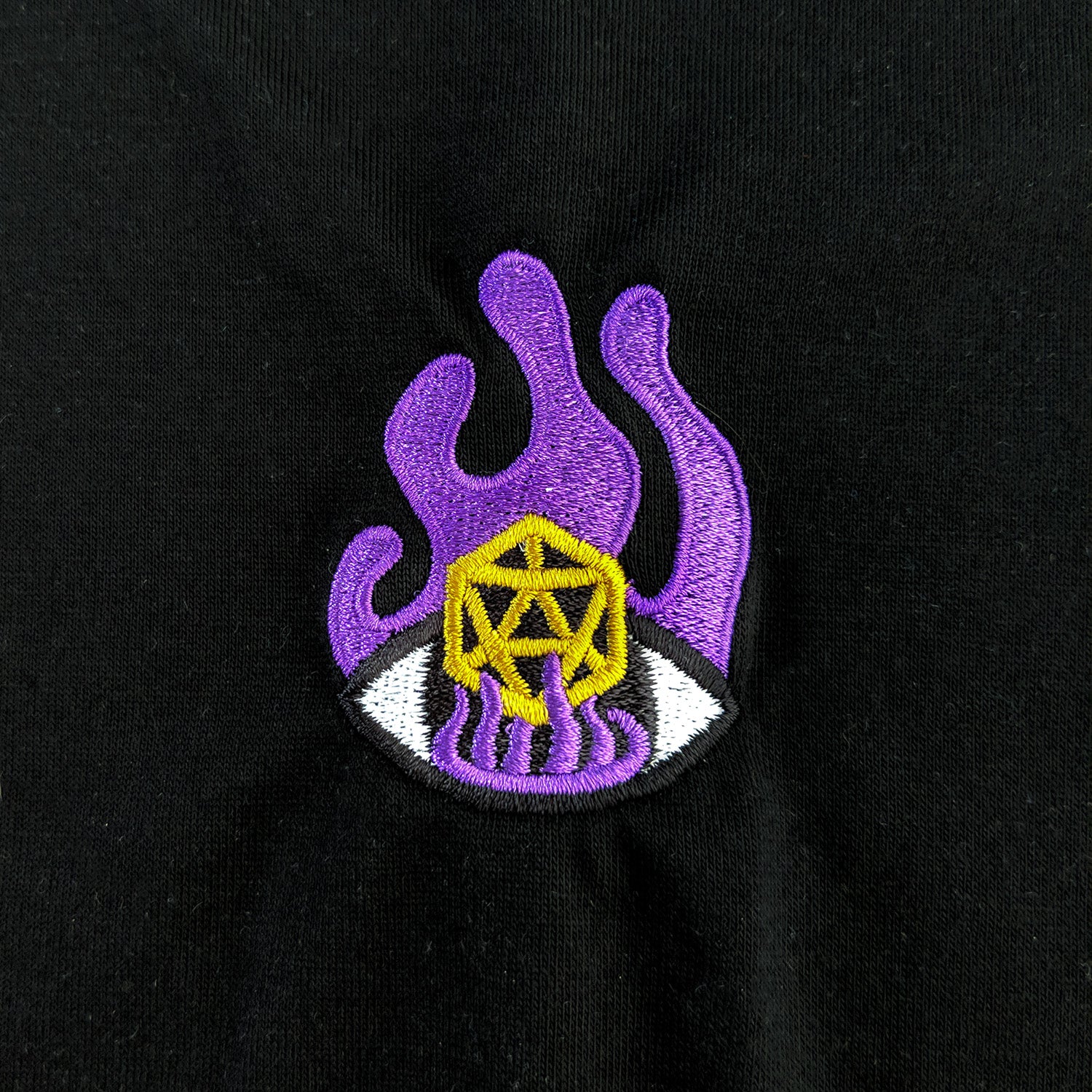 Warlock Embroidered Unisex Shirt - Geeky merchandise for people who play D&D - Merch to wear and cute accessories and stationery Paola's Pixels