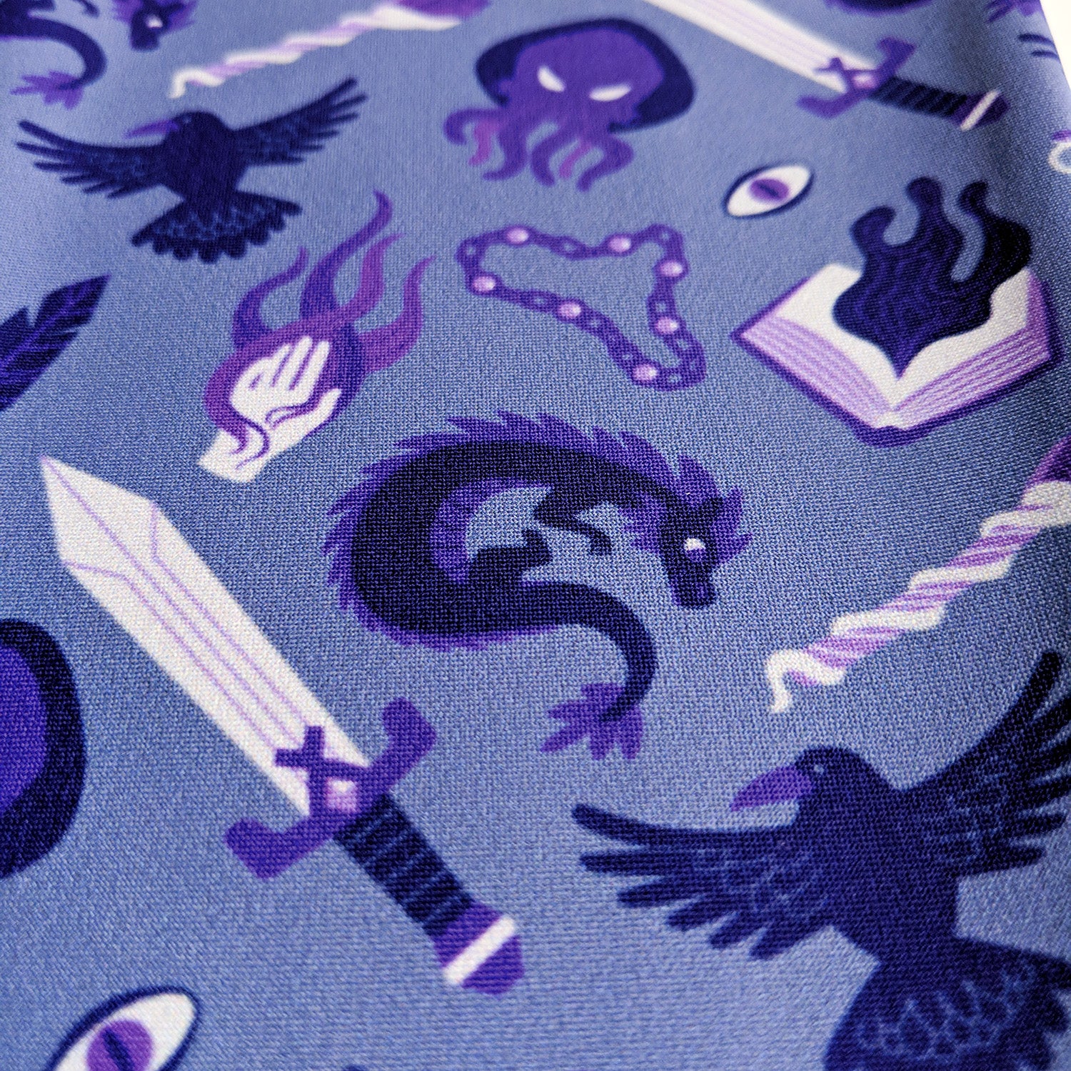 Warlock Leggings - Geeky merchandise for people who play D&D - Merch to wear and cute accessories and stationery Paola's Pixels