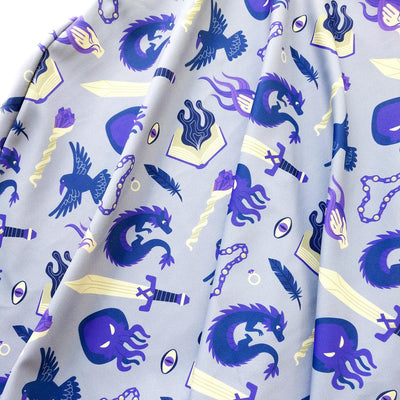 Warlock Skater Skirt - Geeky merchandise for people who play D&D - Merch to wear and cute accessories and stationery Paola's Pixels