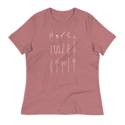 Damage Dealer Women's Shirt - Geeky merchandise for people who play D&D - Merch to wear and cute accessories and stationery Paola's Pixels