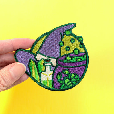 Witch Patch - Geeky merchandise for people who play D&D - Merch to wear and cute accessories and stationery Paola's Pixels