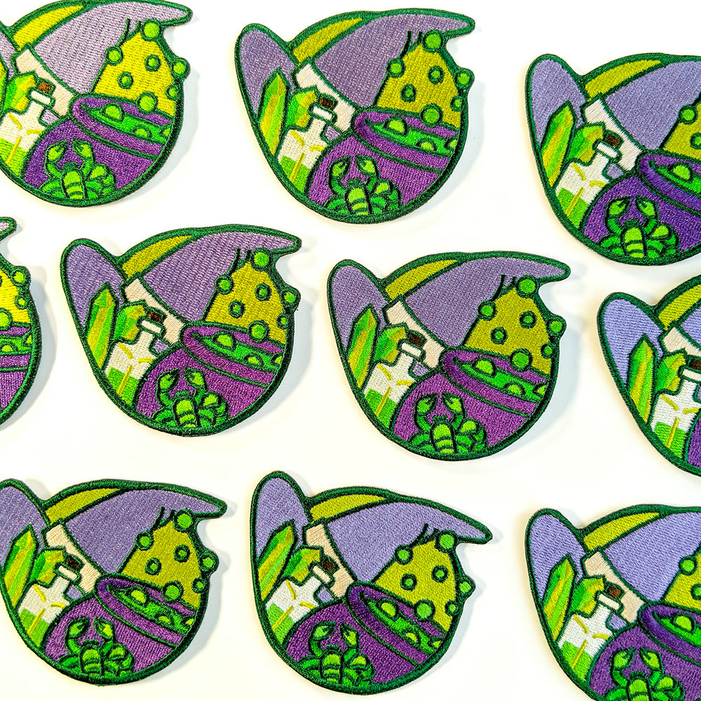 Witch Patch - Geeky merchandise for people who play D&D - Merch to wear and cute accessories and stationery Paola's Pixels
