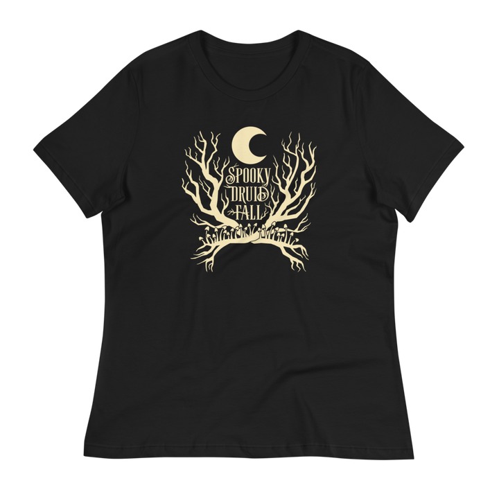 Spooky Druid Fall Women's Shirt - Geeky merchandise for people who play D&D - Merch to wear and cute accessories and stationery Paola's Pixels