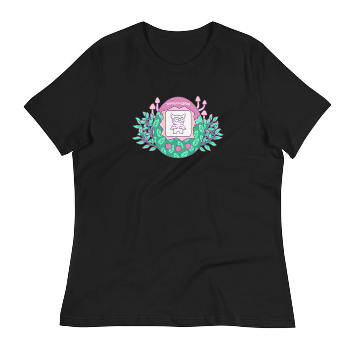 Pink Tamagowlbear Women's Shirt - Geeky merchandise for people who play D&D - Merch to wear and cute accessories and stationery Paola's Pixels