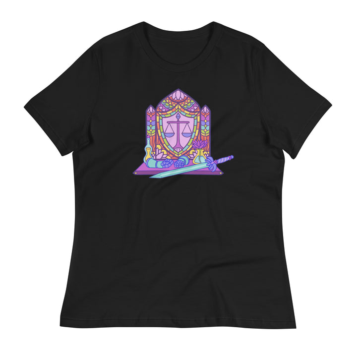Paladin Window Women's Shirt - Geeky merchandise for people who play D&D - Merch to wear and cute accessories and stationery Paola's Pixels
