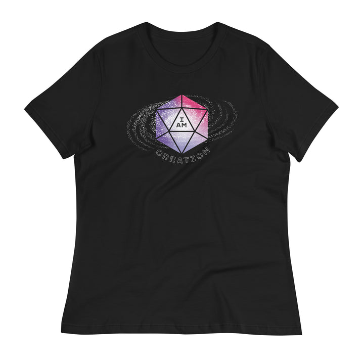 I Am Creation Women's Shirt - Geeky merchandise for people who play D&D - Merch to wear and cute accessories and stationery Paola's Pixels