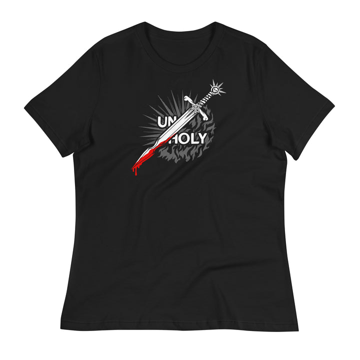 Unholy Women's Shirt - Geeky merchandise for people who play D&D - Merch to wear and cute accessories and stationery Paola's Pixels