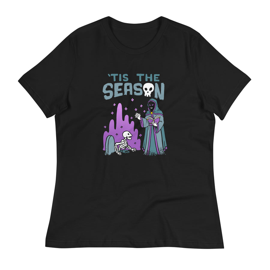 'Tis The Season Women's Shirt - Geeky merchandise for people who play D&D - Merch to wear and cute accessories and stationery Paola's Pixels