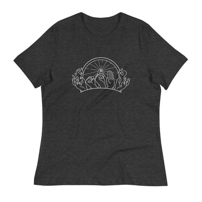 Hands of Fate Women's Shirt - Geeky merchandise for people who play D&D - Merch to wear and cute accessories and stationery Paola's Pixels