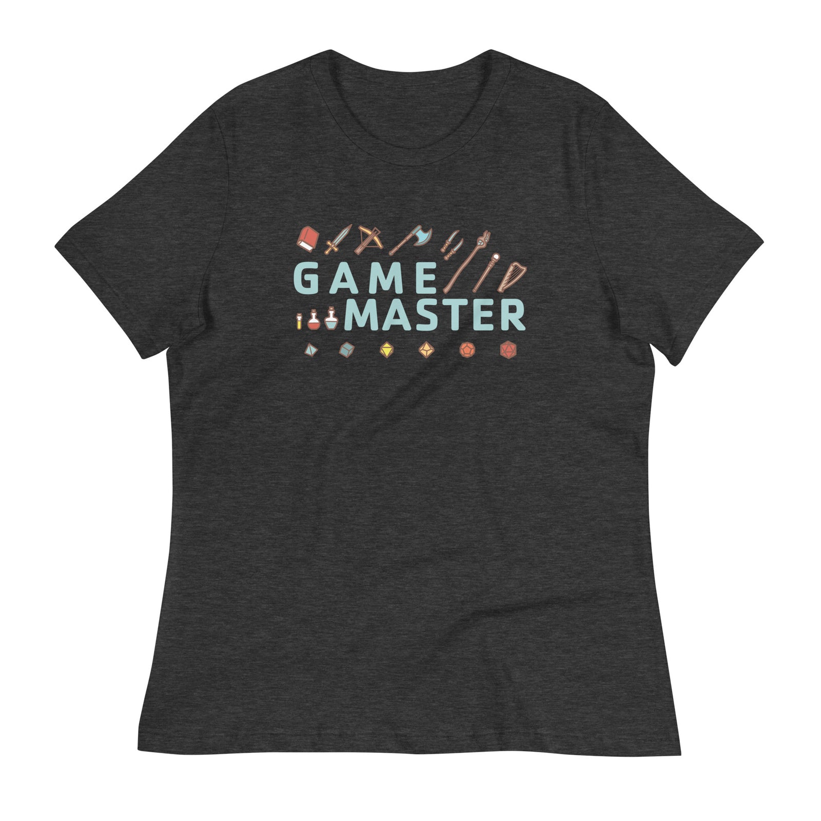 Game Master Women's Shirt - Geeky merchandise for people who play D&D - Merch to wear and cute accessories and stationery Paola's Pixels