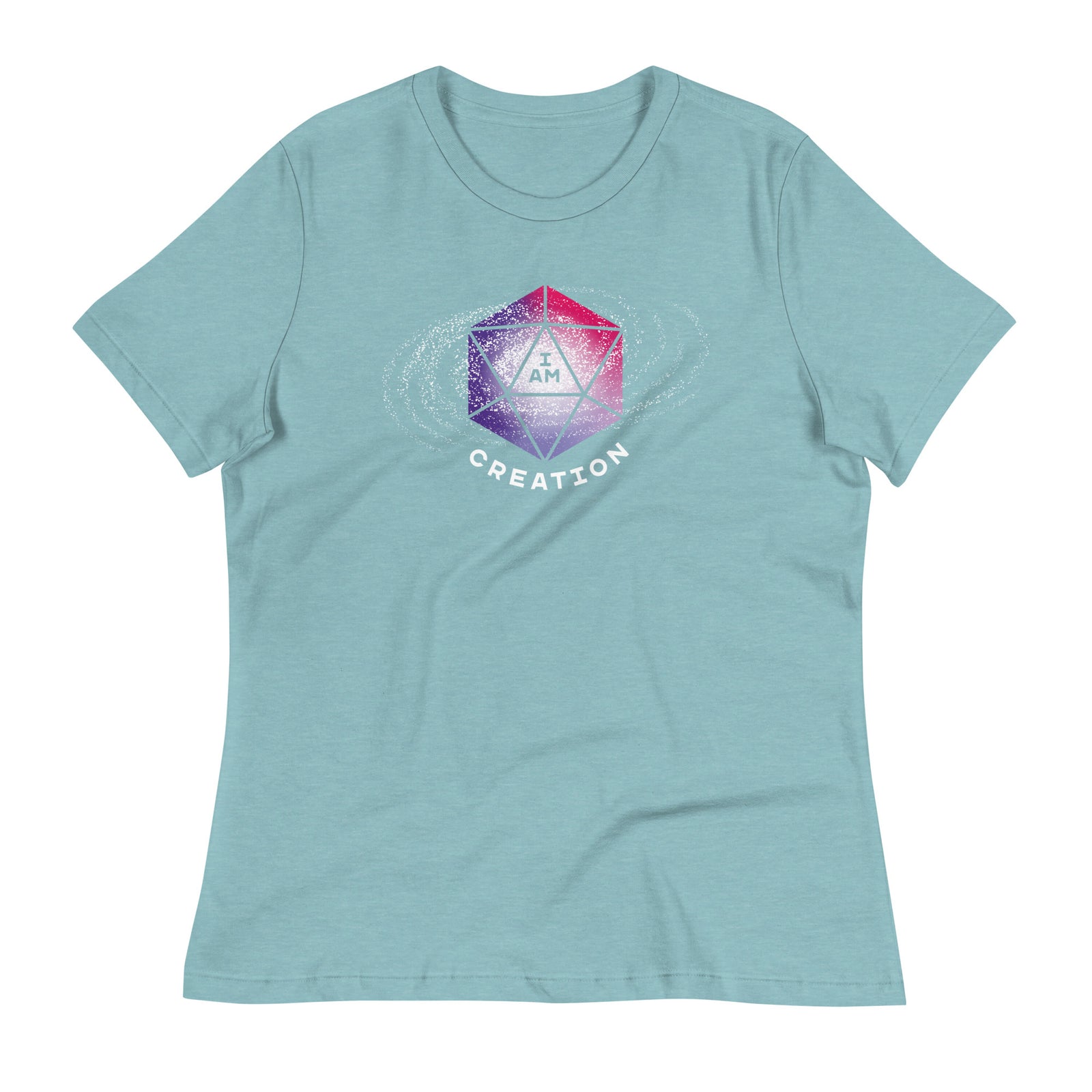 I Am Creation Women's Shirt - Geeky merchandise for people who play D&D - Merch to wear and cute accessories and stationery Paola's Pixels