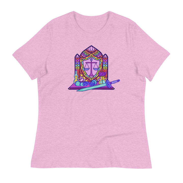 Paladin Window Women's Shirt - Geeky merchandise for people who play D&D - Merch to wear and cute accessories and stationery Paola's Pixels