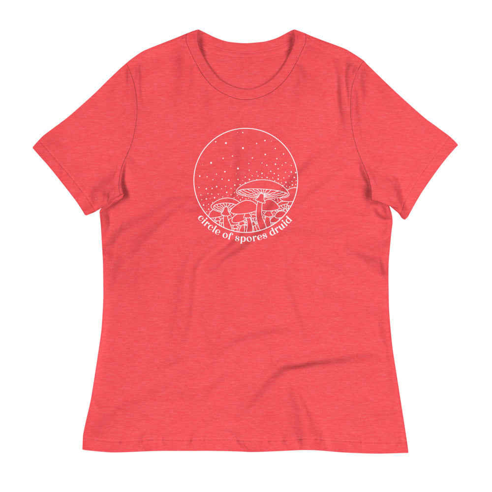 Circle of Spores Druid Women's Shirt - Geeky merchandise for people who play D&D - Merch to wear and cute accessories and stationery Paola's Pixels