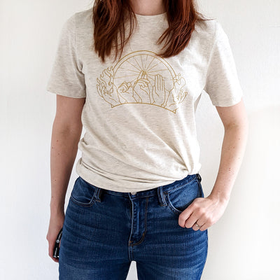 Hands of Fate Women's Shirt - Geeky merchandise for people who play D&D - Merch to wear and cute accessories and stationery Paola's Pixels