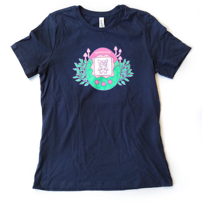 Pink Tamagowlbear Women's Shirt - Geeky merchandise for people who play D&D - Merch to wear and cute accessories and stationery Paola's Pixels